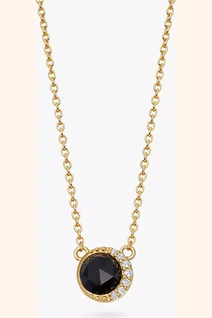 ASTLEY CLARKE Semi-Precious Disc Pendant Necklace