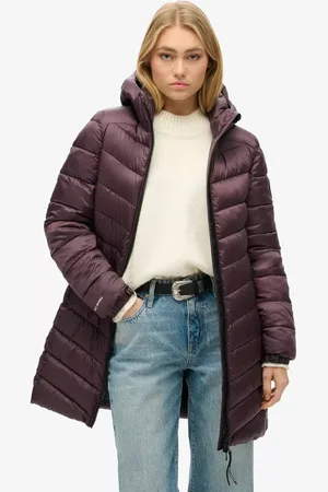 Superdry Fuji Mid Length Padded Hooded Coat