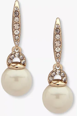 Ralph Lauren Lauren Glass & Pearl Drop Earrings