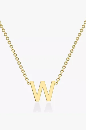 IBB 9ct Yellow Gold Initial Necklace