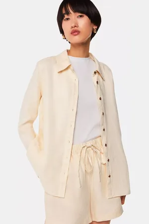Whistles Elasticated Waist Linen Shorts
