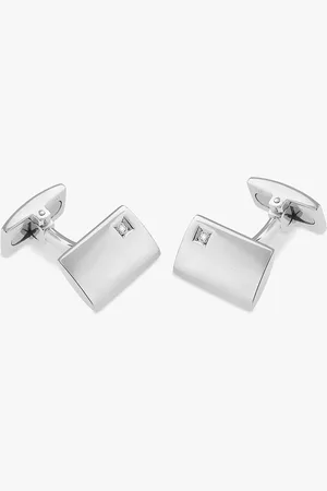 Hoxton Diamond Rectangle Cufflinks