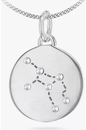 IBB Personalised Virgo Star Sign Disc Pendant Necklace