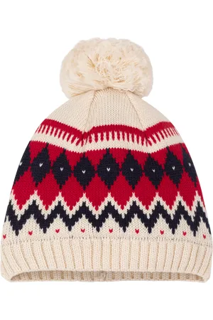 Petit Bateau Baby Wool Blend Bobble Hat