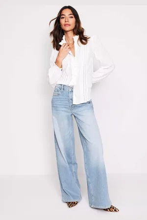 Boden High Rise Wide Leg Jeans