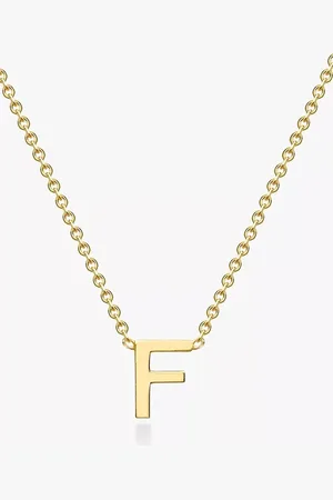 IBB 9ct Yellow Gold Initial Necklace