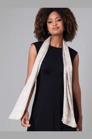 Alie Street Phoebe Satin Geometric Print Scarf