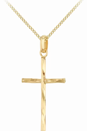 IBB 9ct Cross Pendant Necklace