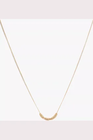 AllSaints Two Tone Beaded Necklace