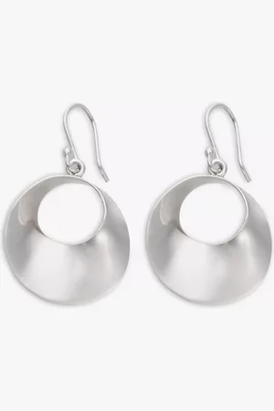 Andea Round Twist Drop Earrings
