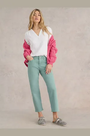 White Stuff Blake Cropped Straight Leg Jeans