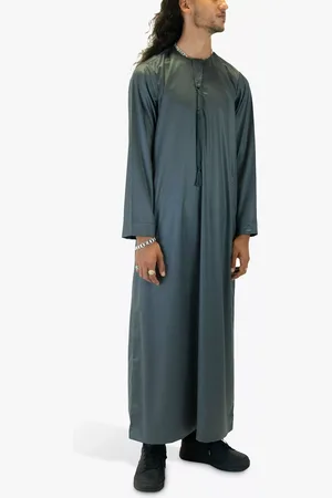 Islamic Impressions Omani Silky Tassel Throbe Jubbah