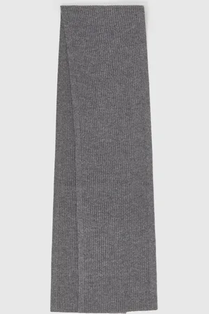 Reiss Chesterfield Ribbed Merino Scarf