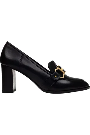 Radley Linden Mews Leather Heeled Stirrup Loafers