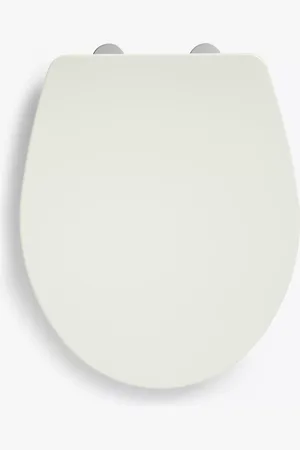 John Lewis Antibacterial Thermoset Slim Soft Close Toilet Seat