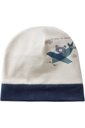 Benetton Baby Take Off Motif Chenille Lined Hat