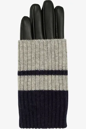 Unmade Copenhagen Lavada Stripe Leather Gloves