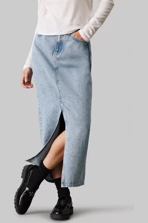 Calvin Klein Jeans Denim Maxi Skirt