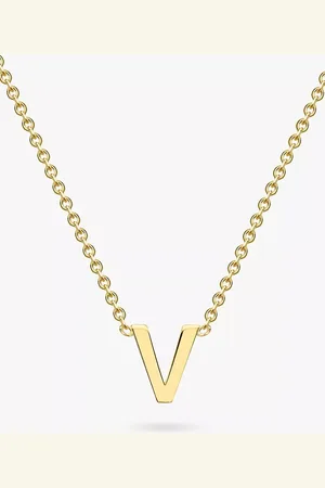 IBB 9ct Yellow Gold Initial Necklace