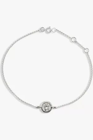 London Road 9ct Gold Portobello Raindrop Diamond Bracelet