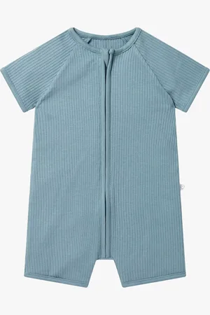 Mori Baby Ribbed Shortie Sleepsuit