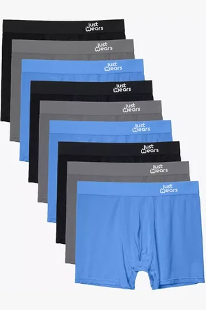 JustWears Active Boxers, Pack of 9