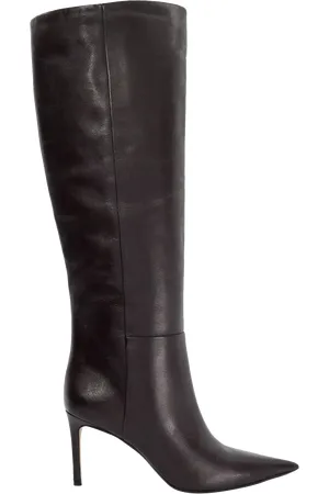 Dune Serve Stiletto Heel Knee High Leather Boots