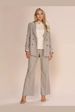 Mos Mosh Milla Soft Stripe Double Breasted Blazer