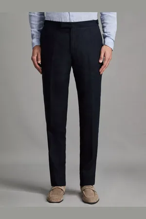 Reiss Kin Linen Slim Fit Mixer Trousers