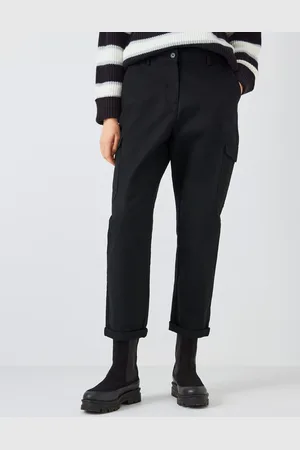 John Lewis Plain Turn Up Cargo Trousers