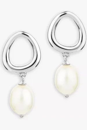 Claudia Bradby This Too Shall Pass Freshwater Pearl Drop Earrings