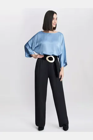 Gina Bacconi Juno Washed Satin Pull On Trousers