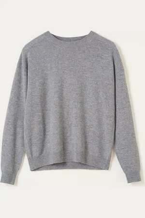 Truly Round Neck Wool Cashmere Blend Jumper