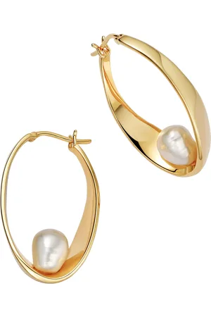 ASTLEY CLARKE Floe Pearl Hoop Earrings