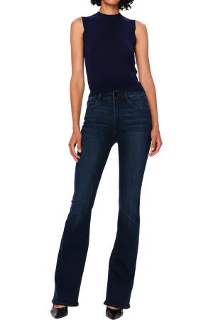 DL1961 Bridget High Rise Bootcut Jeans, Dark Indigo