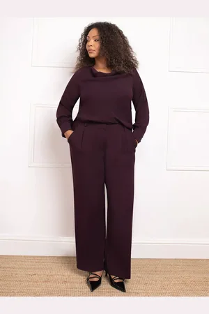 Live Unlimited London Curve Tailored Wide Leg Trousers