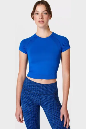 Sweaty Betty Athlete Crop Seamless Workout Top