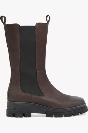 CELTIC & CO. Nubuck Tall Chelsea Boots