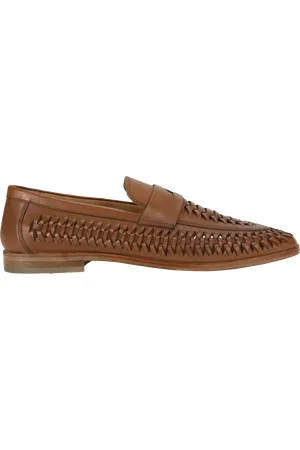 Kurt Geiger Pablo Woven Leather Loafers