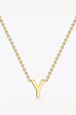 IBB 9ct Yellow Gold Initial Necklace