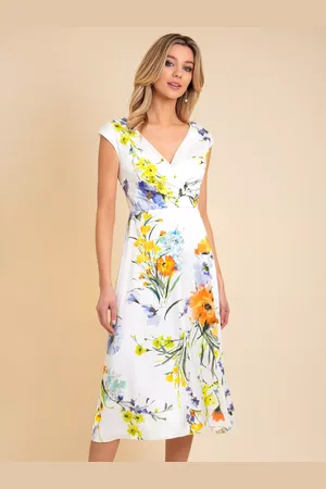 Alie Street Grace Floral Brights Midi Dress