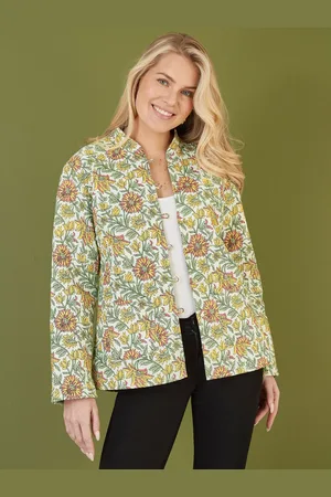Yumi Quilted Floral Reversible Jacket