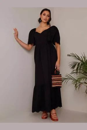 Chi Chi London Broderie Maxi Dress