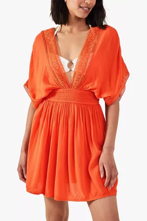 Accessorize Embroidered Neckline Kaftan