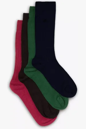 Swole Panda Comfort Cuff Bamboo Socks, Pack of 4