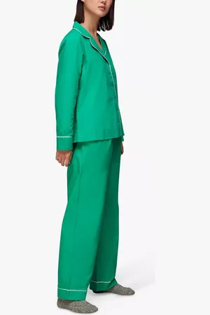 Whistles Contrast Piping Cotton Pyjamas