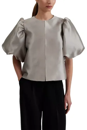 By Malina Cleo Puff Sleeve Top