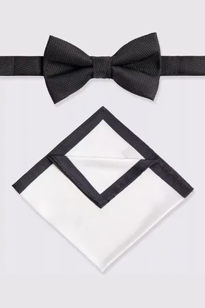 Moss Textured Bow Tie & Pocket Square Set