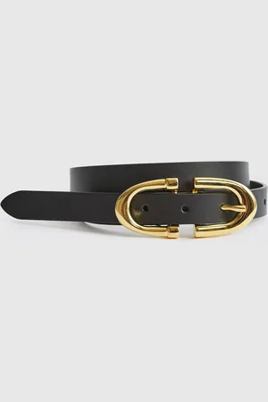 Reiss Bailey Skinny Leather Belt