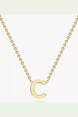 IBB 9ct Yellow Gold Initial Necklace